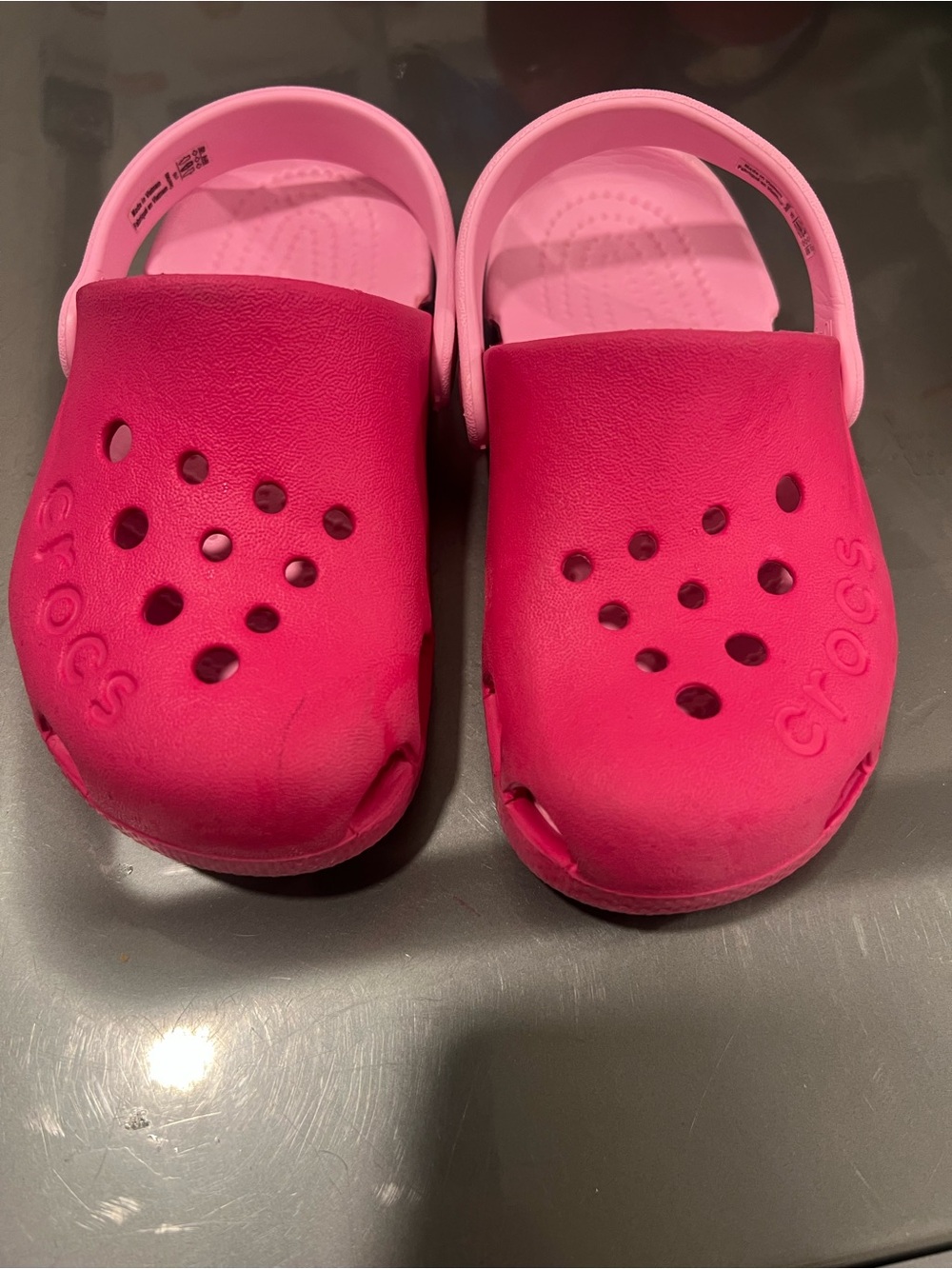 CROCS Kids' Dual-Tone Pink Classic Clog